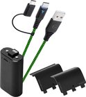 Complete EgoGear laadset met batterijpakket, kabel en 2 batterijdeksels.