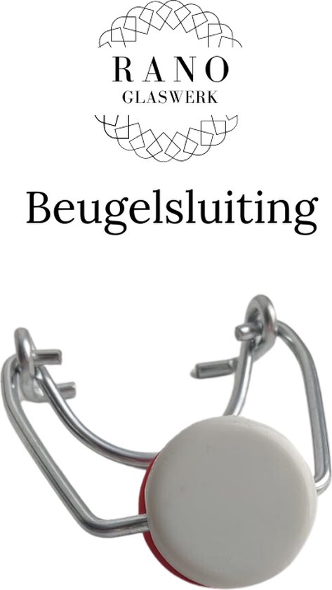 RANO - 24x beugelfles 200ml | porseleinen dop | Luchtdicht | fles met beugelsluiting | beugelflessen | weckfles | inmaakfles | sapfles | glazen flesjes met dop | decoratie