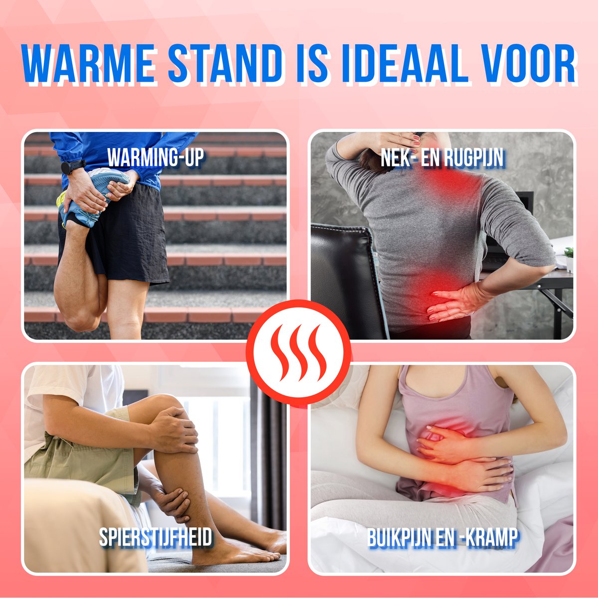Massage Mini Massage Gun met 4 Opzetstukken - afbeelding 2