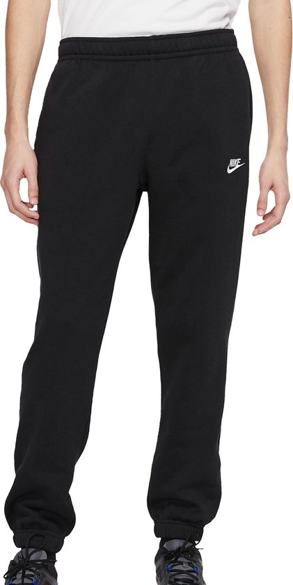 Pantalon de sport Nike Nsw Club Pant Cf Bb pour Homme - Noir / Noir / (Blanc) - Taille XL