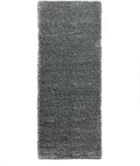Tapis de sol poils profonds - Cosy Shaggy gris 80x300 cm