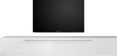 Zwevend Tv-meubel Mexy 210 cm breed hoogglans wit