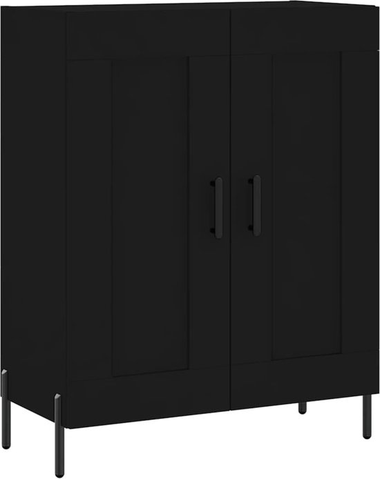 vidaXL Dressoir 69,5x34x90 cm bewerkt hout wit