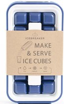 DesignNest ICEBREAKER POP - ijsblokjes tray -ijsblokjes maker - ijsblokjes vorm - Blauw