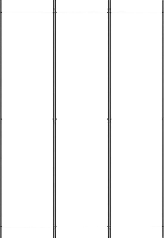 vidaXL Séparateur de pièce 3 panneaux 150x220 cm Blanc