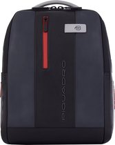 Piquadro Urban Leather Computer Backpack 14 grey/black
