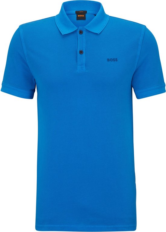 Hugo Boss poloshirt korte mouw blauw