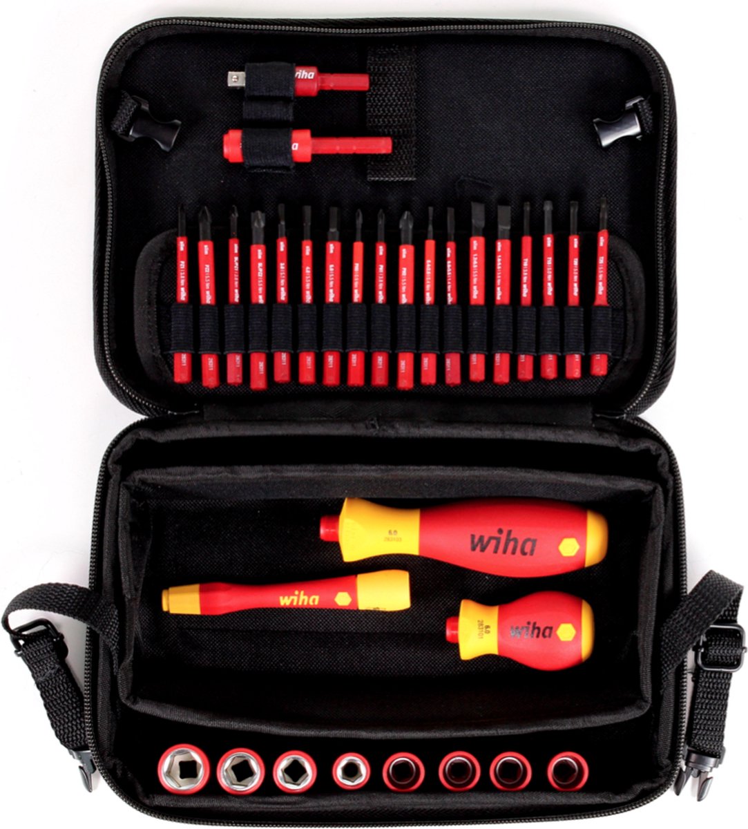 Wiha 45153 Ensemble sac à dos à outils L électrique 26 pièces