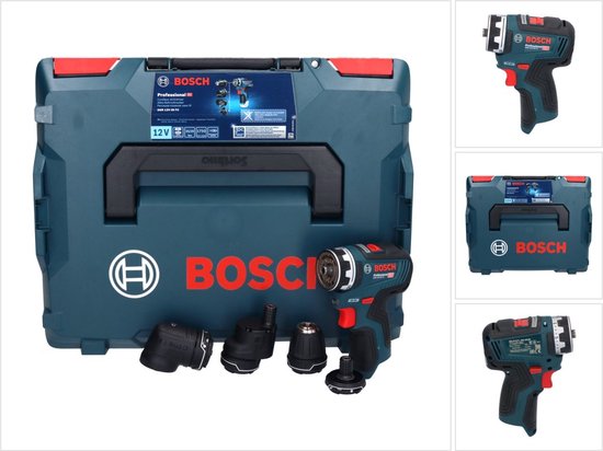 Bosch GSR 12V-35 FC Akku-Bohrschrauber Flexi Clic 2 x 3.0 Ah
