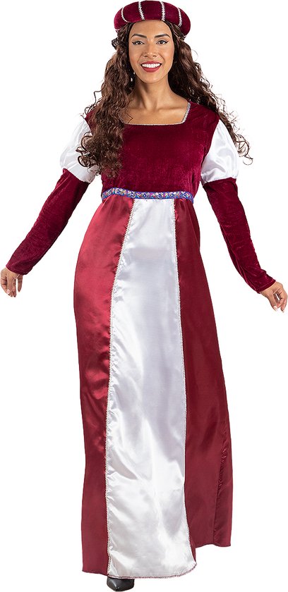 Funidelia | Middeleeuws Prinsessenkostuum Voor voor vrouwen - Middeleeuwse, Middeleeuwen, Prinsessen, Koningin - Kostuum voor Volwassenen Accessoire verkleedkleding en rekwisieten voor Halloween, carnaval & feesten - Maat 3XL - Bruin