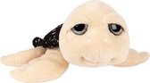 Suki Gifts pluche zeeschildpad Jules knuffeldier - cute eyes - beige - 24 cm - Hoge kwaliteit