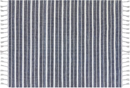 BADEMLI - Vloerkleed - Blauw - 160 x 230 cm - Synthetisch materiaal