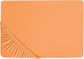 JANBU - Laken - Oranje - 160 x 200 cm - Katoen