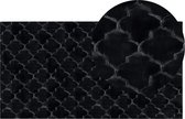 GHARO - Shaggy vloerkleed - Zwart - 80 x 150 cm - Polyester