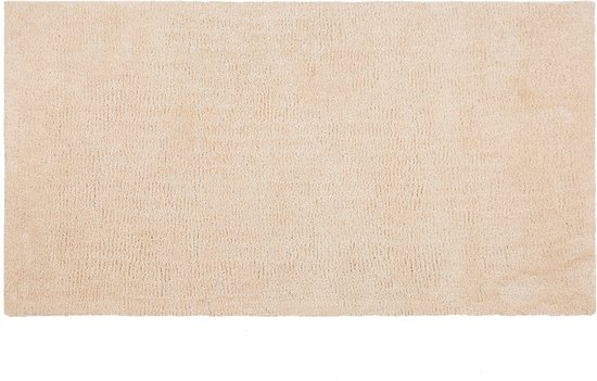 DEMRE - Shaggy vloerkleed - Beige - 80 x 150 cm - Polyester