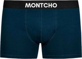 MONTCHO - Essence Series - Boxershort Heren - Onderbroeken heren - Boxershorts - Heren ondergoed - 1 Pack - Blauw - Heren - Maat XL