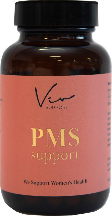 PMS Supplement bij Premenstrueel Syndroom - PMS Support - Bevat: Monnikspeper, 5HTP en Rhodiola - Vivian Reijs - Speciaal voor vrouwengezondheid & vrouwen hormonenbalans