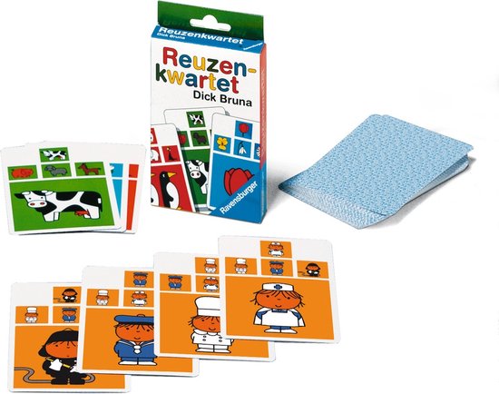 Ravensburger Dick Bruna Reuzenkwartet - Nederlands Kaartspel - Onbekend