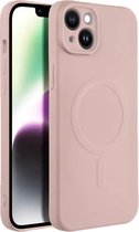 Casify Siliconen Hoesje met MagSafe voor iPhone 14 Plus - Roze