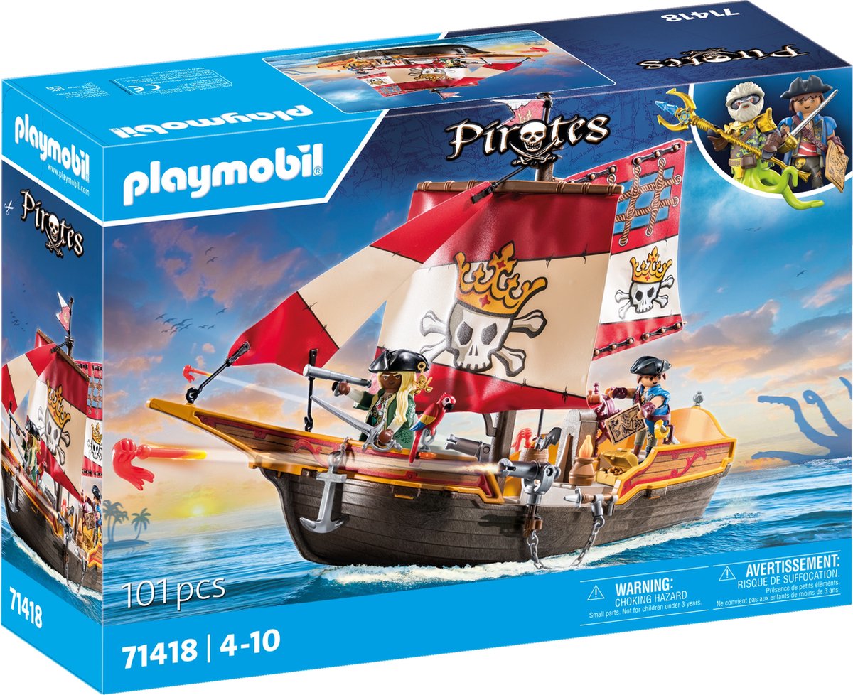 Playmobil Pirates - Piratenschip -71418