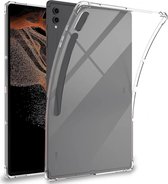 Schokbestendige TPU Hoes Transparant voor de Samsung Galaxy Tab S9 Ultra - Shockproof Back Cover Doorzichtig