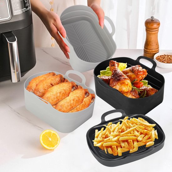 Doublures de friteuse à air en silicone pour Ninja Dual Air Fryer