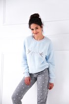 Sensis Warme Winter Pyjama Dames Volwassenen Lange Mouw Lange Broek Idole M