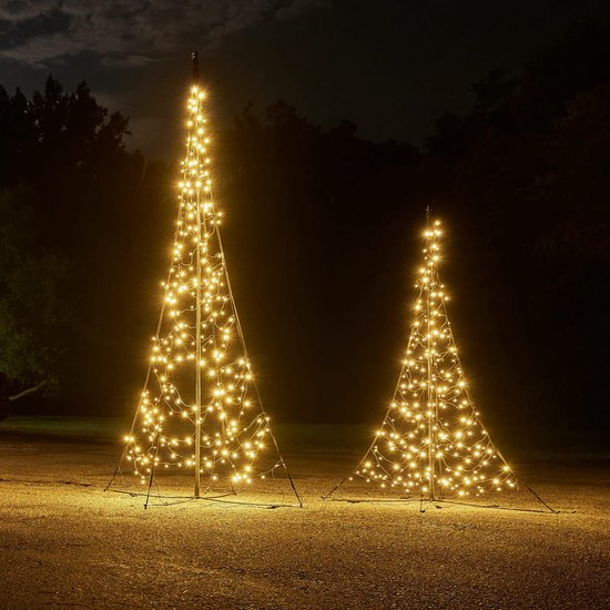 Fairybell Kerstboom voor buiten - All Surface / Geschikt voor alle ondergronden - 200CM-240LED Warm wit - Fairybell