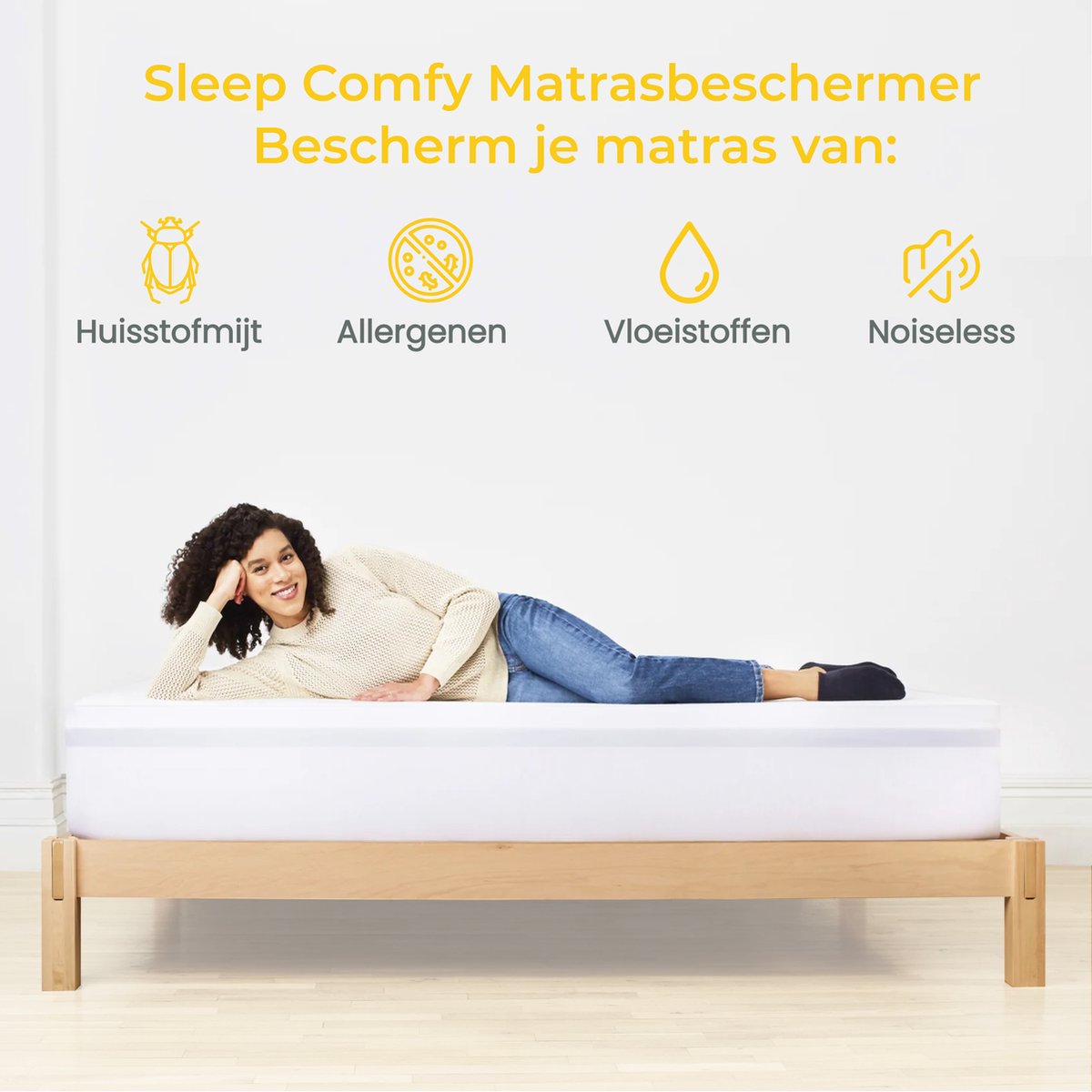 PHD Primera Protège-Matelas 140x200 cm - Lavable à 60°C et recommandé aux  Personnes allergiques pour Une Meilleure hygiène au lit. Surmatelas pour  Matelas, boxspring et Topper pour 140 x 200 : 