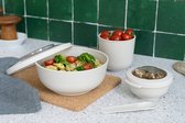 Amuse Life Bowl - Lunchbox - Compacte Vershouddoos met Tritan Deksel - Voor onderweg - Vaatwas en microgolfbestendig - Zand - 1000 ml