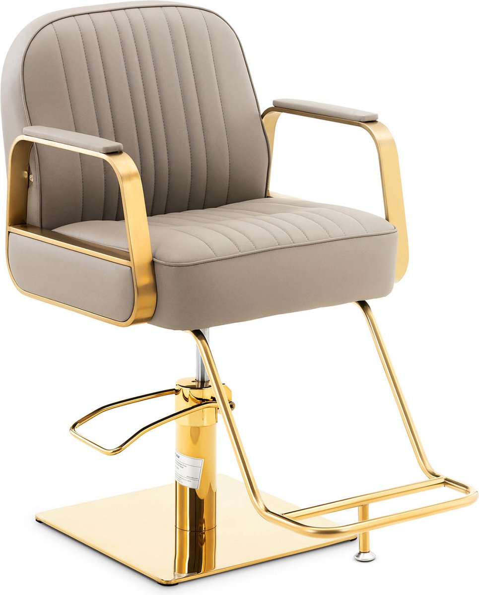 Goedkoopste physa - kappersstoel met voetsteun - 920 - 1070 mm - 200 kg - Beige