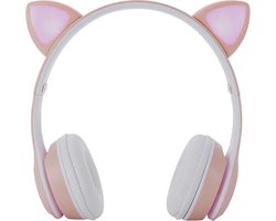 M.TK Draadloze Koptelefoon voor kinderen Roze Kleur - Bluetooth Hoofdtelefoon 5 uur ononderbroken speeltijd - Kinder Hoofdtelefoon-Draadloze Koptelefoon - Roze Kleur