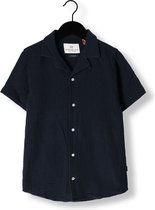 Kronstadt Cuba Muslin Shirt Ss Garçons, Kids - Chemisier décontracté - Bleu foncé - Taille 170/176
