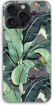 Case Company® - Hoesje geschikt voor iPhone 15 Pro Max hoesje - Bananenbladeren - Soft Cover Telefoonhoesje - Bescherming aan alle Kanten en Schermrand