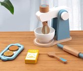 Speelgoed Hout Blender - Mixer- keukenaccessoires- Speelset - meisjes en jongens- Cadeau - 3 jaar