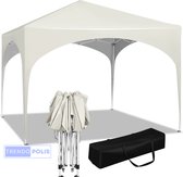 Trendopolis Party Tent 3x3 - Waterdicht - Stijlvolle en Stevige Oplossing voor Outdoor Evenementen - Bescherming en Comfort voor Buitenactiviteiten - Partytent - Opvouwbaar - Luxe Design