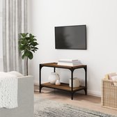 The Living Store TV-meubel Industrieel - 60 x 33 x 41 cm - Bruineiken