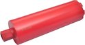 Rode diamantboor met afmetingen 110x400mm.