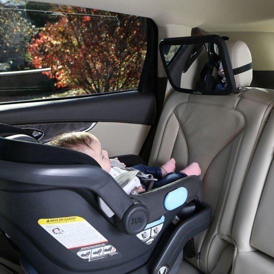 Achterbank spiegel voor Baby & Kind - Auto Accessoires - Shatterproof - Zwarte A3 Verstelbare Monitor van A3 — afbeelding 5