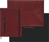 Moleskine LE Shine Collection Agenda non daté Rouge Bundle XL (18x25 cm) Couverture rigide (Boîte collector)