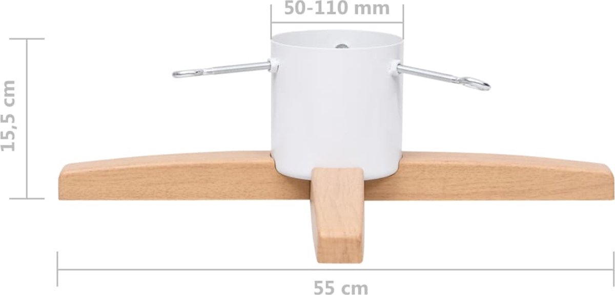 Support pour sapin de Noël blanc 61x61x15,5 cm | Leroy Merlin