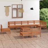 The Living Store Lounge tuinmeubelset - Grenenhout - Honingbruin - 63.5 x 63.5 x 62.5 cm - Modulair