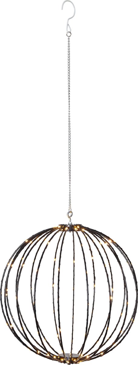 Star Trading LED sierbal Mounty met batterij, 40cm, zwart