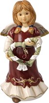 Goebel - Kerst | Decoratief beeld / figuur Engel Warme kerstmelodie - jaarlijkse engel 2023 | Aardewerk - 16cm - Limited Edition