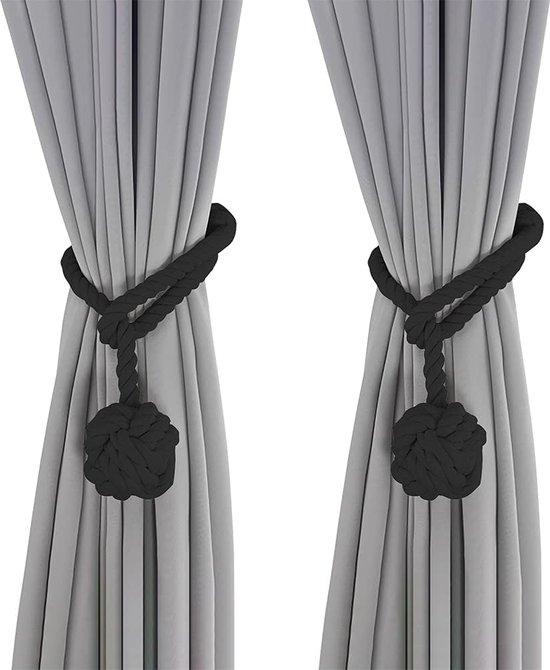 2 pièces Boho en forme de feuille attache rideau corde embrasses rideau