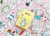 Kawaii Dim Sum Emoji Stickers - Anime en Meer - Set van 50 - Planner Agenda Stickers - Scrapbookdecoraties - Bujo Stickers - Geschikt voor Volwassenen en Kinderen