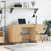 Bureau The Living Store - Pratique - Bureau - 140 x 50 x 75 cm - Wit