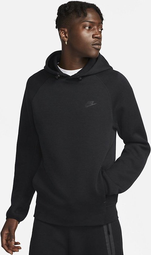 Nike Sportswear Tech Fleece Hooded Sweater Triple Black Maat M