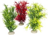Aqua Della - Aquariumdecoratie - Vissen - Plant Hydrilla L - Height 27cm Gemengde Kleuren - 1st