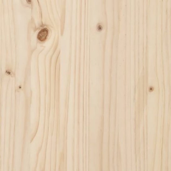 The Living Store houten hoofdeinde - Hoofdeinden - 125.5 x 4 x 100 cm - Rustieke uitstraling
